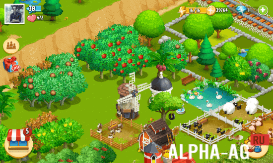 Взломанная Happy Farm screenshot 3