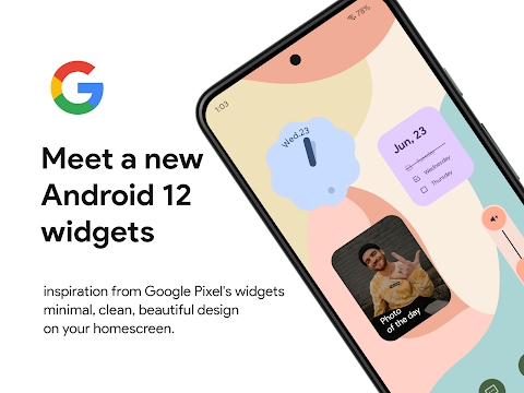 Android 12 U for kwgt Mod screenshot 2