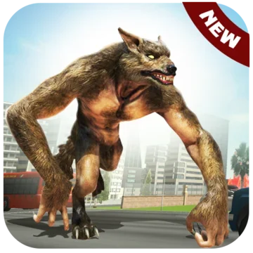 The Angry Wolf Simulator : Werewolf Games screenshot 1