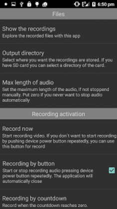 Hidden recorder 4.1 screenshot 1
