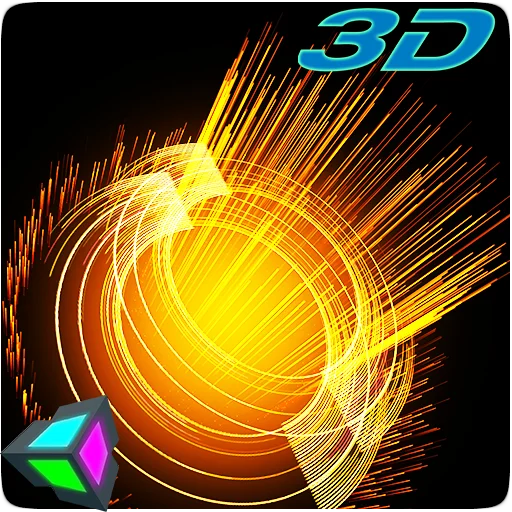 Скачать Abstract Gyro 3D Live Wallpaper screenshot 1
