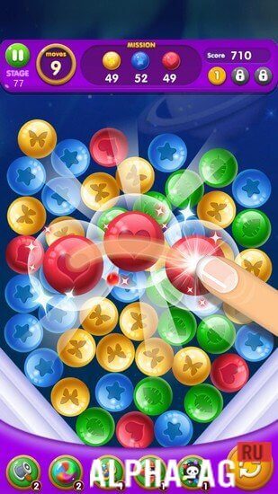 Jewel Stars: a match-three puzzle game screenshot 2