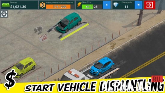 Взломанная Junkyard Tycoon screenshot 4