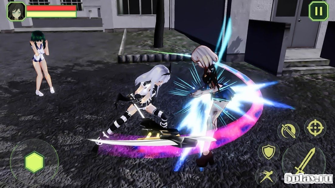 High School Girls-Anime Sword Fighting Games 2018