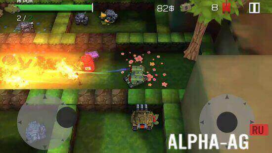 Взломанный Block Tank Wars 2 screenshot 2