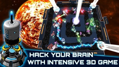 Alien Demons TD: 3D Sci fi Tower Defense Game screenshot 1