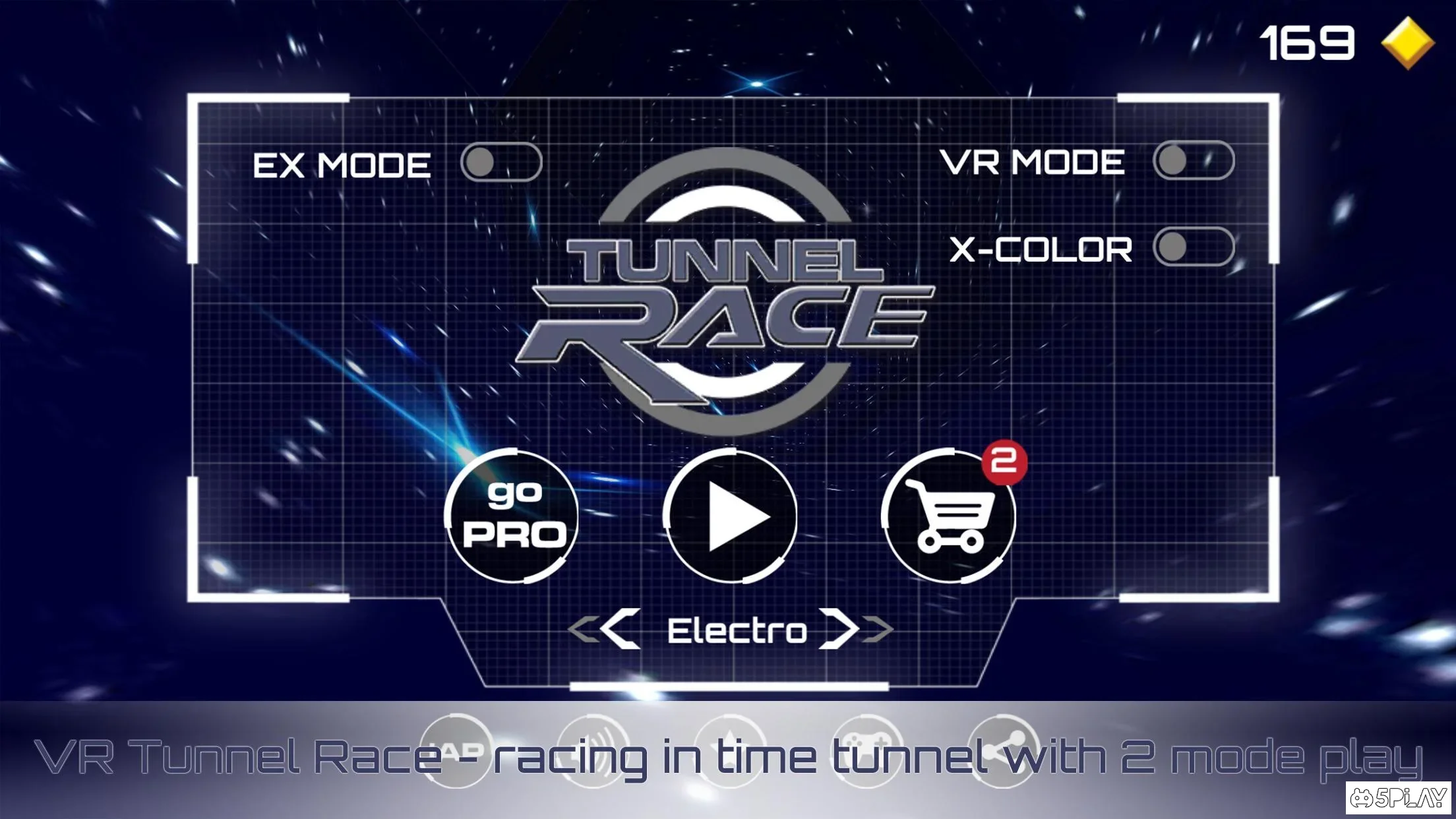 VR Tunnel Race Free