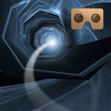 VR Tunnel Race Free screenshot 1