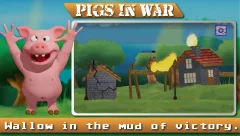 Angry Pigs In War Strategy offline Games screenshot 4