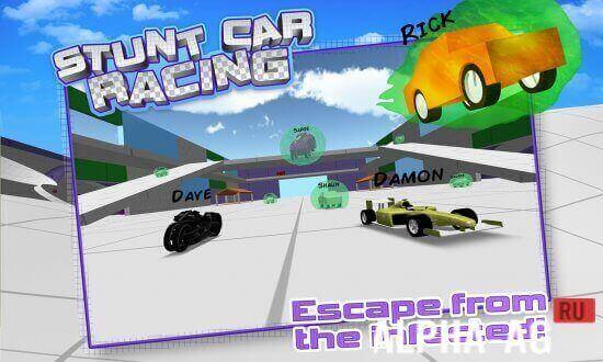 Взломанный Stunt Car Racing screenshot 3