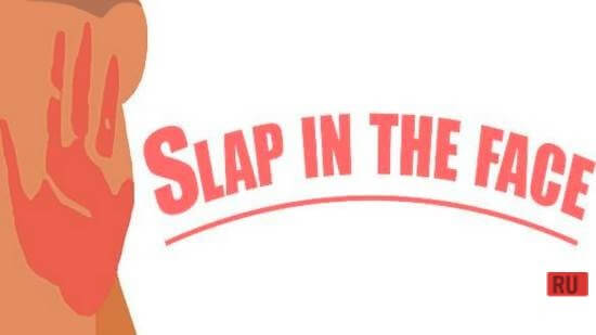 Slap in the face