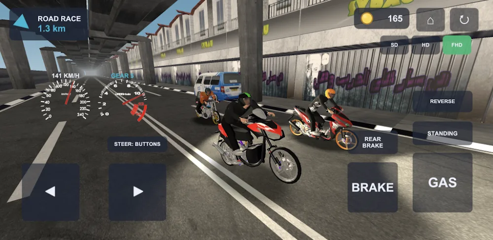 Drag Bike 201m Sunmori screenshot 1