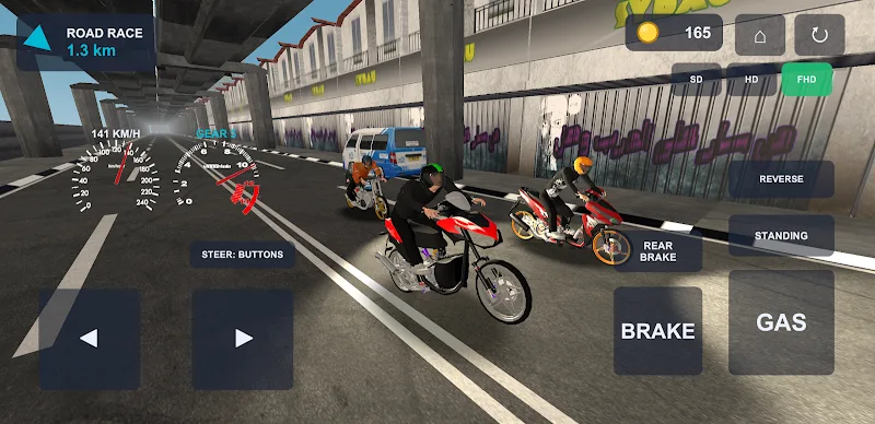 Drag Bike 201m Sunmori screenshot 4