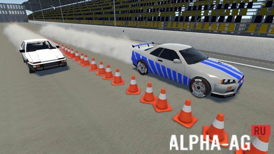 Взломанный Drift Car Sandbox Simulator 3D screenshot 2