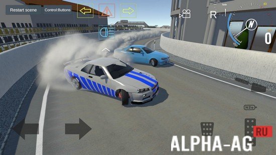 Взломанный Drift Car Sandbox Simulator 3D screenshot 3