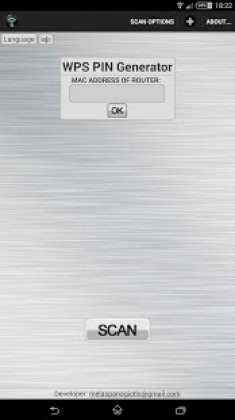 Wifi WPS Unlocker 2.2.5 b43 screenshot 1