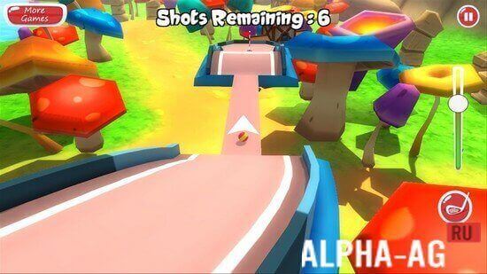 Взломанный 3D Mini Golf Adventure screenshot 3