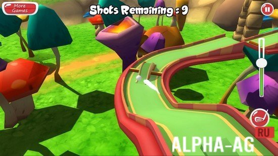 Взломанный 3D Mini Golf Adventure screenshot 4