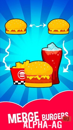 Burger Restaurant: Food Merge screenshot 4