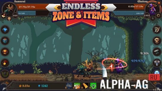 Взломанный Clicker Warriors screenshot 4
