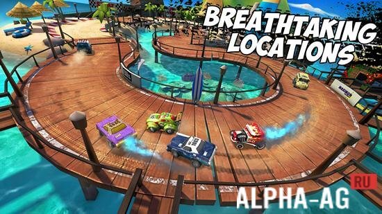 Взломанный Mini Motor Racing WRT screenshot 3
