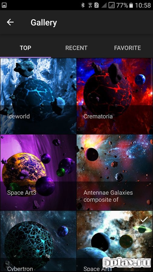 Asteroids 3D Live Wallpaper