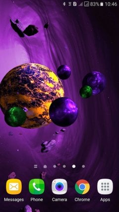 Астероиды 3D живые обои screenshot 5