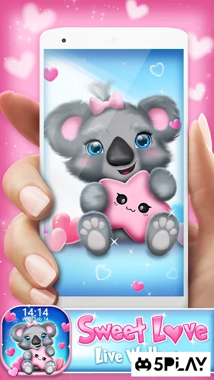 Sweet Love Live Wallpaper