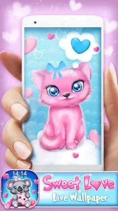 Sweet Love Live Wallpaper screenshot 3