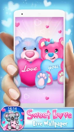 Sweet Love Live Wallpaper screenshot 4