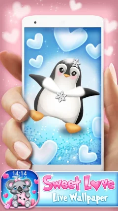 Sweet Love Live Wallpaper screenshot 5