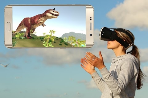 VR Time Machine Dinosaur Park screenshot 1