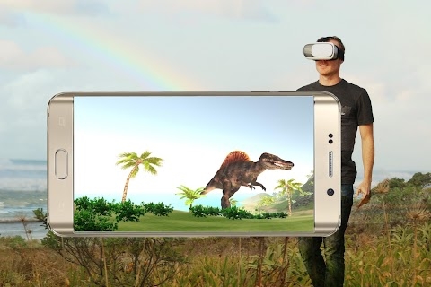 VR Time Machine Dinosaur Park screenshot 2