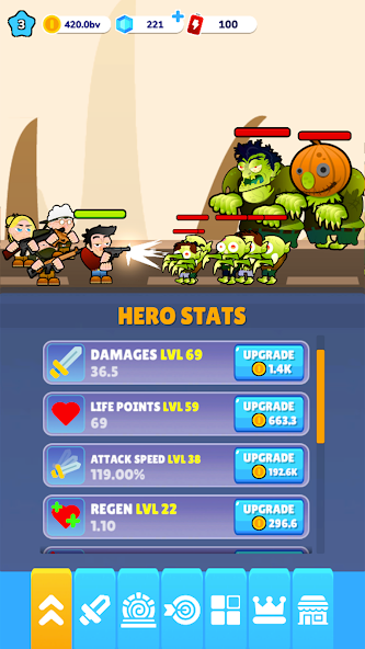 Zombie Road Idle screenshot 2