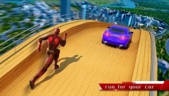 Super Speed Hero Mega Ramp Racing Stunts screenshot 5