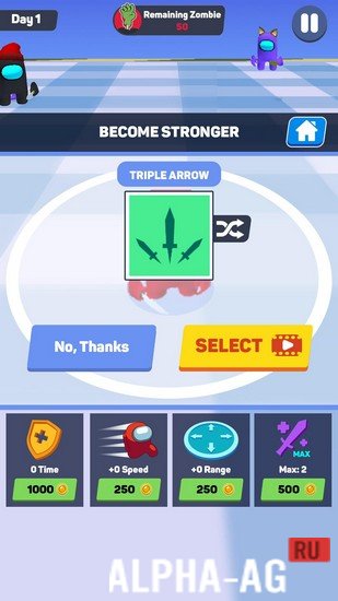 MOD APK Bigger.io: Imposter vs Zombie screenshot 3