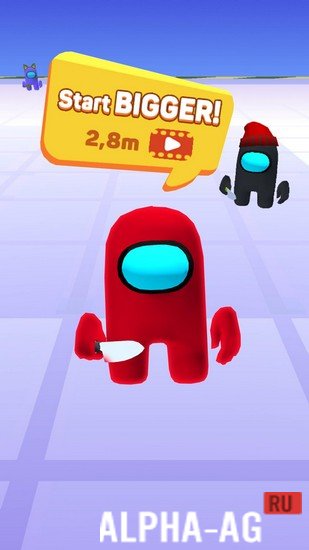 MOD APK Bigger.io: Imposter vs Zombie screenshot 4