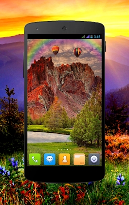 Red Mountain Pro Live Wallpaper screenshot 1