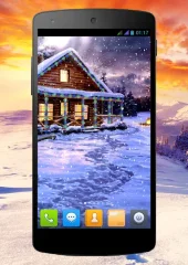 Зимний праздник Живые обои screenshot 2