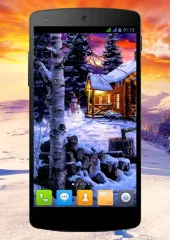 Зимний праздник Живые обои screenshot 3
