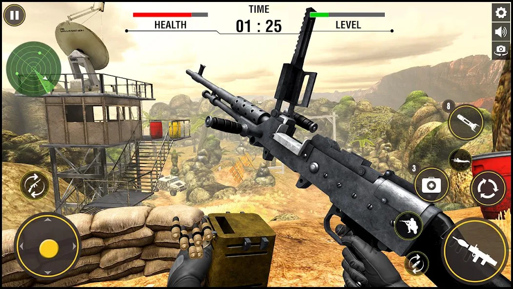 Military Gunner Guns War screenshot 3