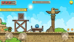 Blue Ball 11: Bounce Ball Adventure Screenshot 2