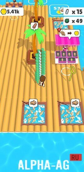 Hacked Raft Life screenshot 4