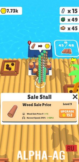 Hacked Raft Life screenshot 5
