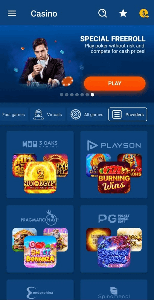 Mostbet app screenshot 4