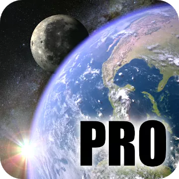 Earth & Moon in HD Gyro 3D PRO screenshot 1