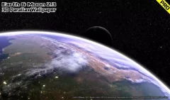 Earth & Moon in HD Gyro 3D PRO screenshot 2