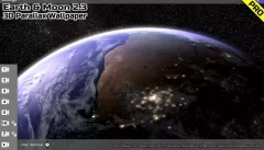 Earth & Moon in HD Gyro 3D PRO screenshot 5