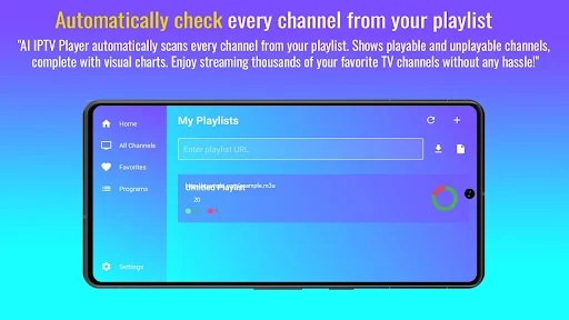 AI IPTV Player screenshot 1