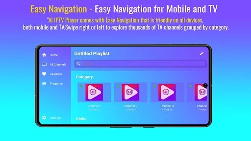AI IPTV Player screenshot 2